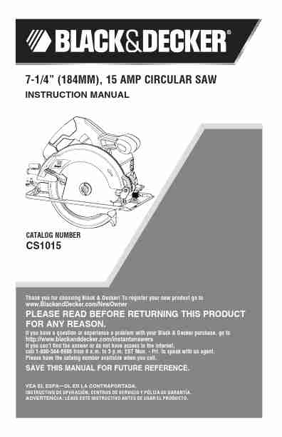 Black Decker Chainsaw CS1015-page_pdf